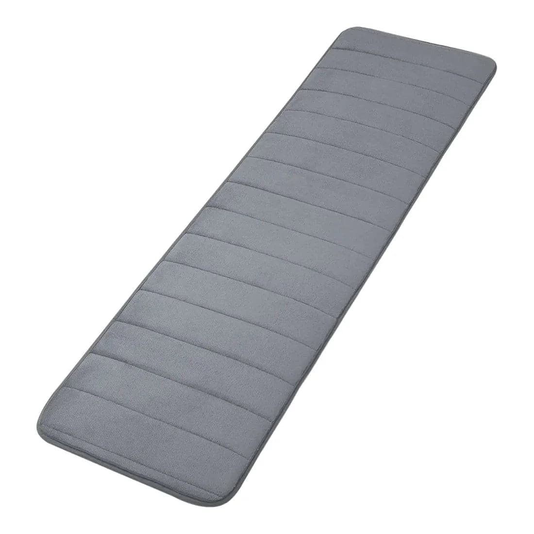 Antislip XXL badmat grijs, comfortabel en veilig voor bad of douche.