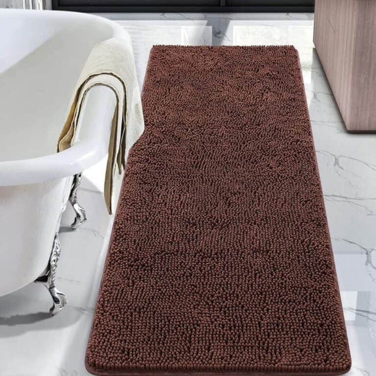 Donkerbruine Badmat - Luxe Badkameraccessoire