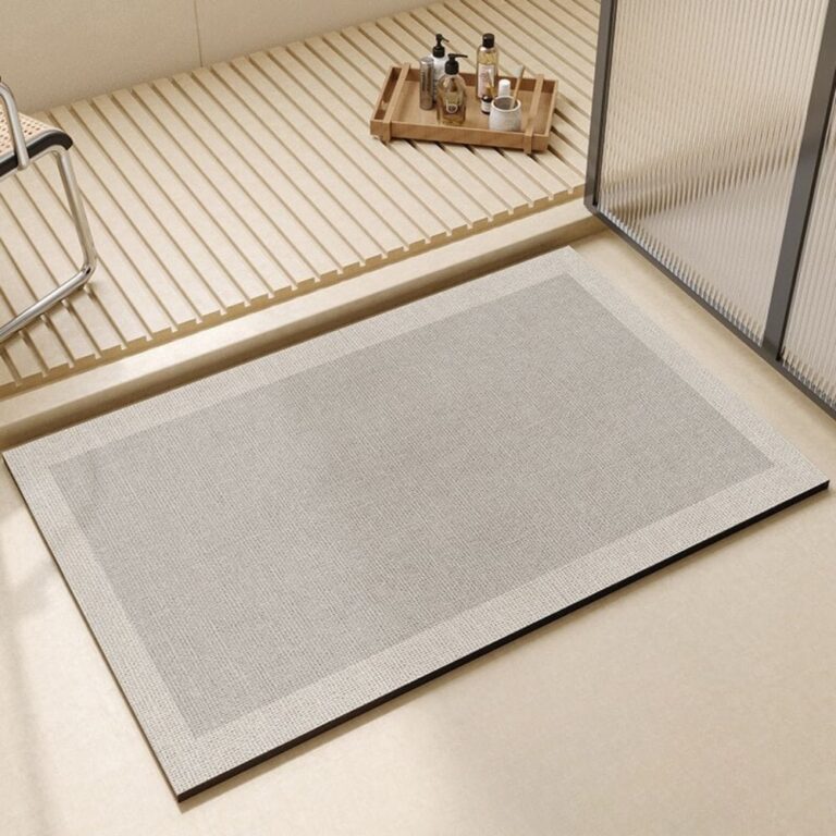 Grijze Parel Badmat - Luxe Badkameraccessoire