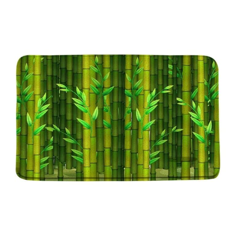 Groene Bamboe Badmat