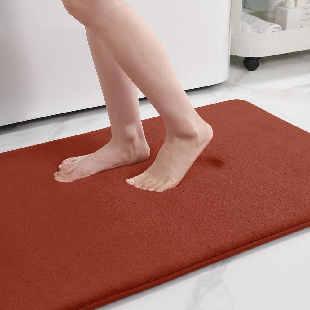 Grote badkamer tapijt anti-slip, warm en comfortabel voor voeten.