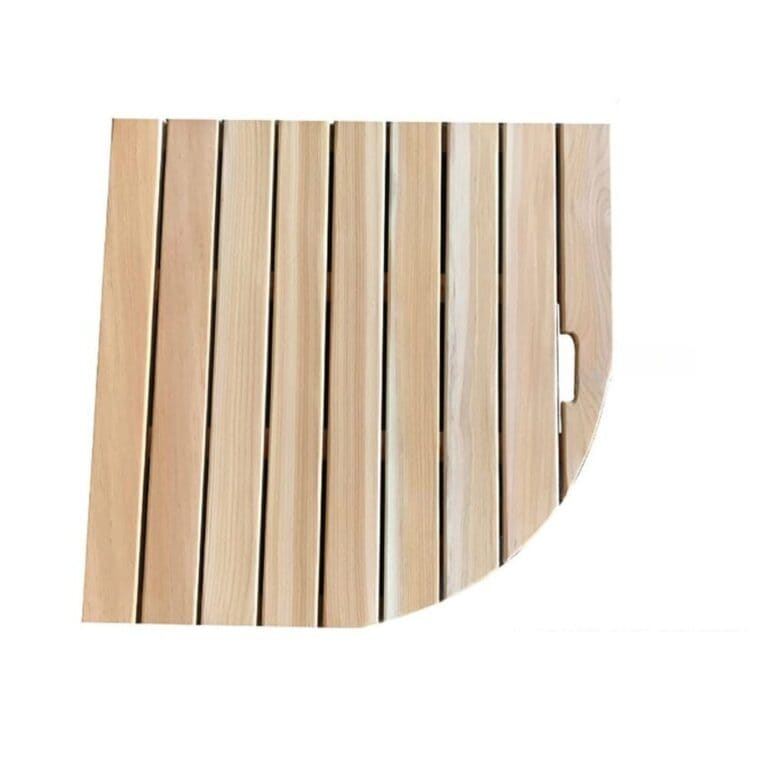 Houten Badmat – Badkamervloer Decoratie
