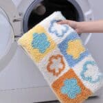 Bloemen Badmat - Luxe Badkamer Accessoires