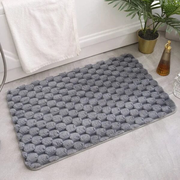 Ultrazachte badmat met antislip textuur voor badkamer.