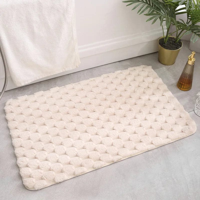 Ultrazachte badmat met antislip textuur voor badkamer.