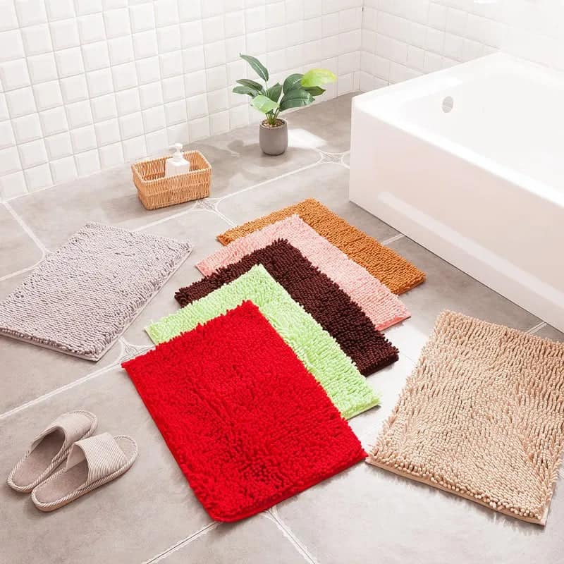 60x90 Bath Mat in Multiple Colors for Bathroom.