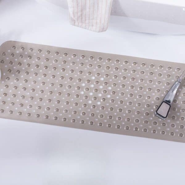 Anti Mould Bath Mat with Drainage Holes for Bathroom Safety.