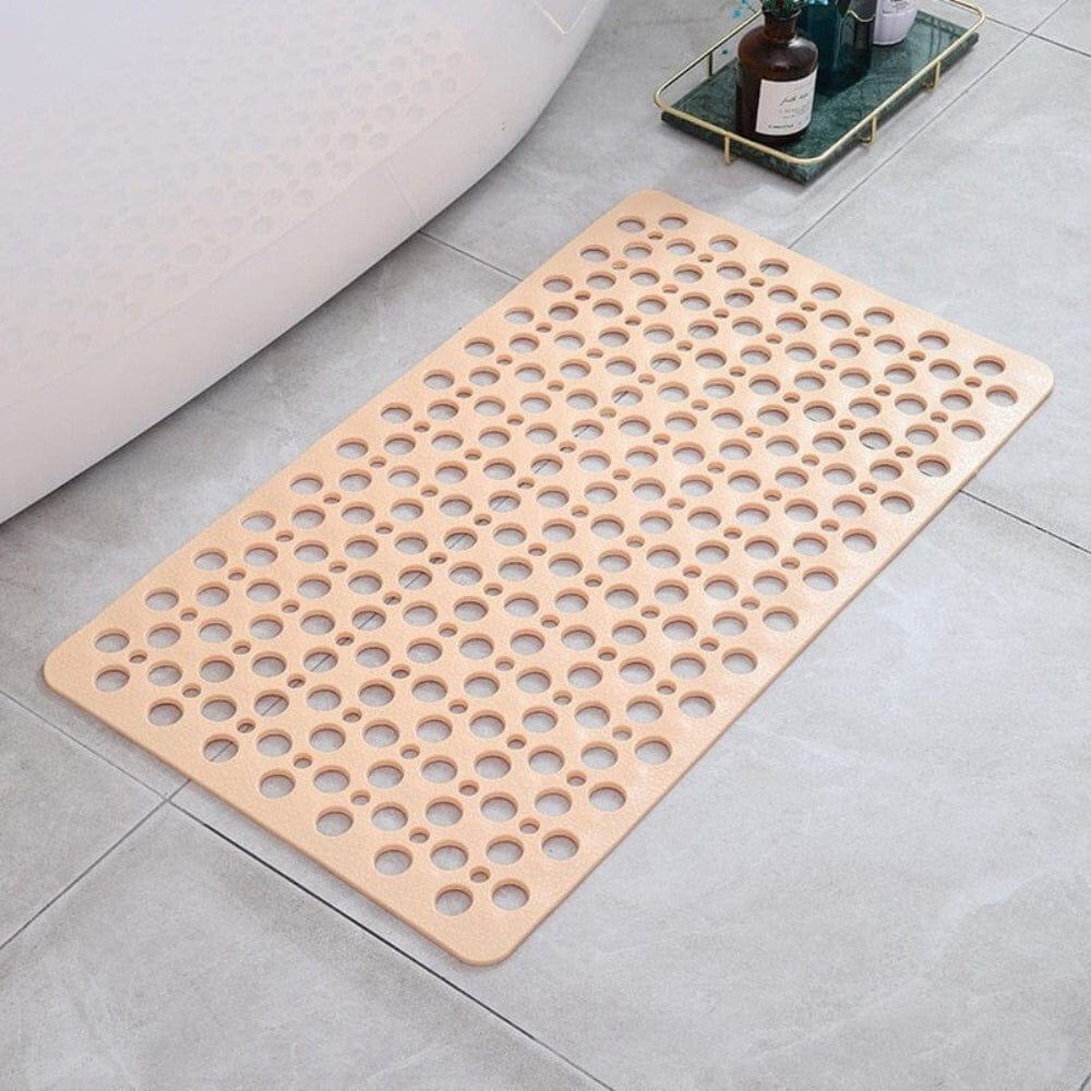 Bath Massage Mat with Drainage Holes for Non-Slip Bathroom Use.