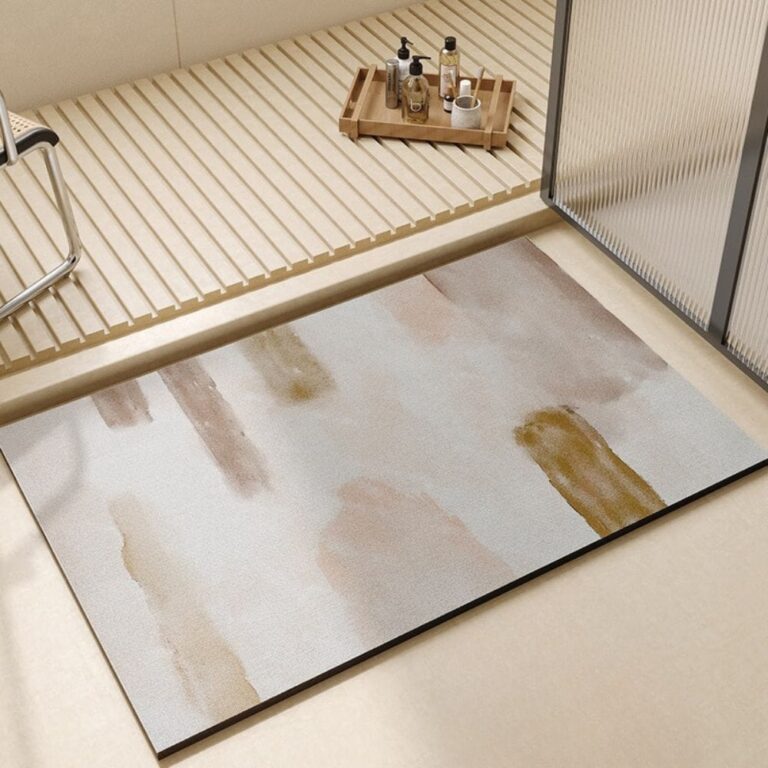 Beige Bath Mat
