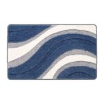 Blue Grey Bath Mat