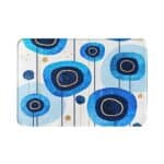 Blue Pattern Bath Mat