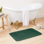 Bottle Green Bath Mat
