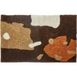 Brown And Cream Bath Mat
