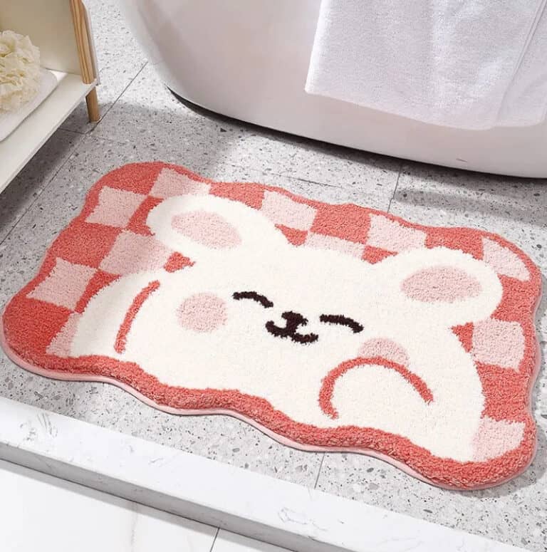 Checkerboard Bath Mat