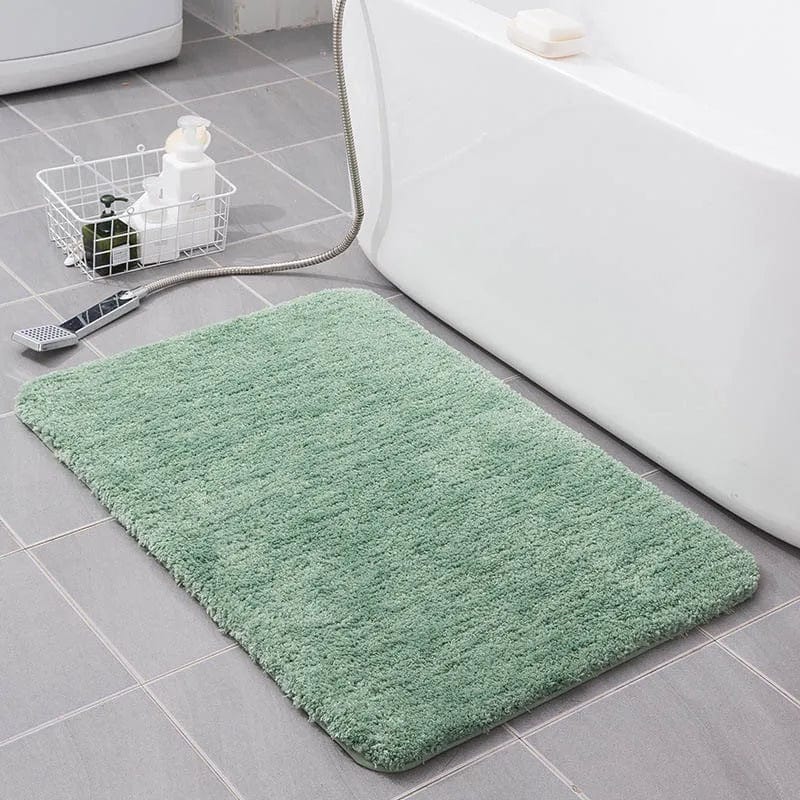 Extra Large Bath Mat in Mint Green for Bathroom.