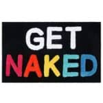 Get Naked Bath Mat Black