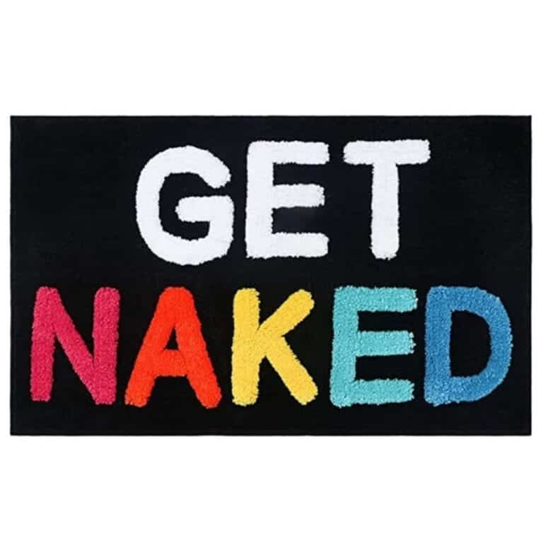 Get Naked Bath Mat Black