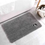 Grey Bath Mat Non Slip