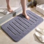 Grey Microfiber Bath Mat