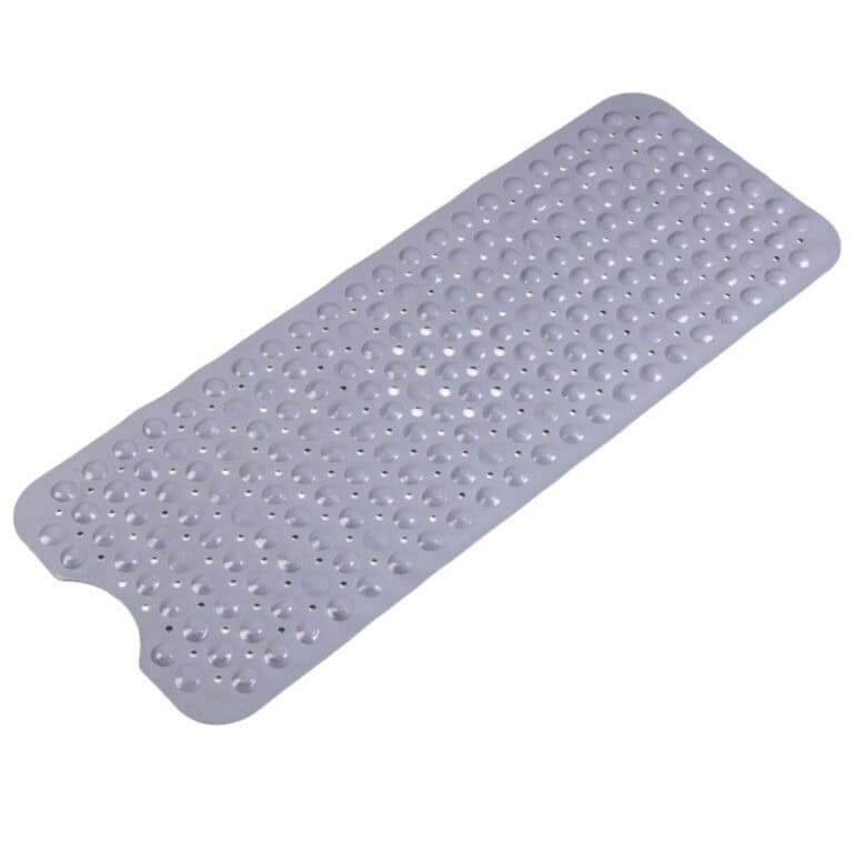 Grey Non Slip Bath Mat