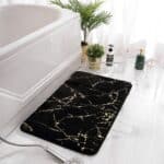 Marble Effect Bath Mat