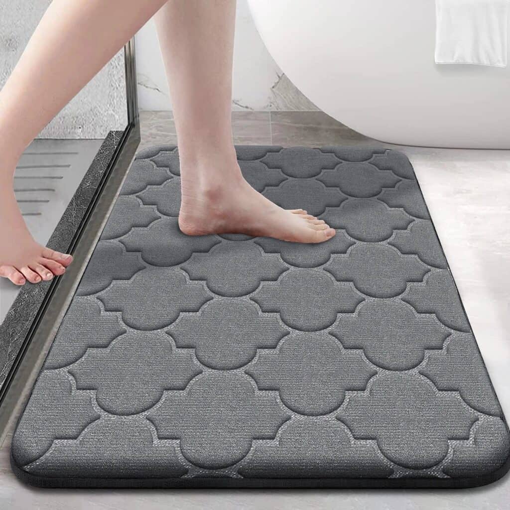 Memory Foam Bath Mat for Comfort and Safety.