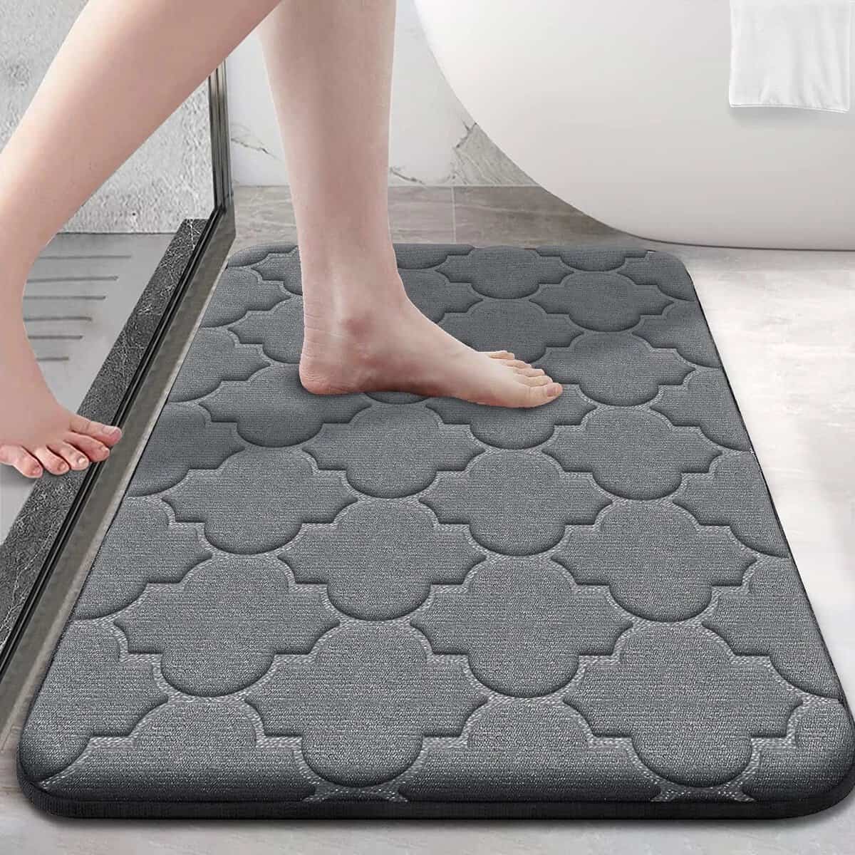 Memory Foam Bath Mat for Comfort and Safety.