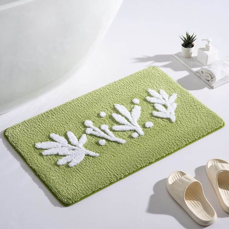 Olive Green Bath Mat