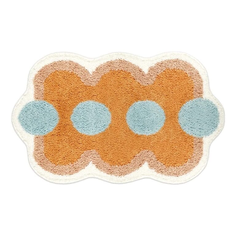 Orange Bath Mat