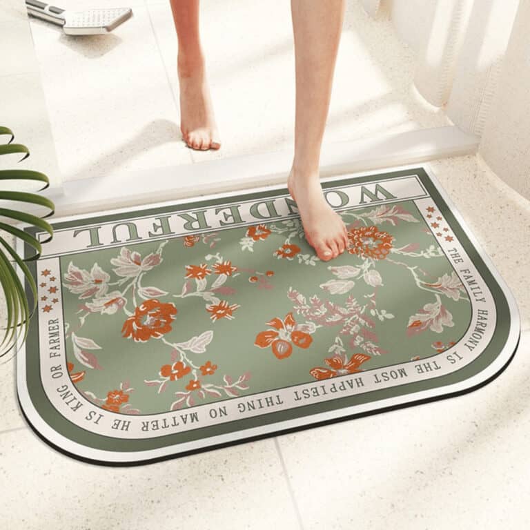 Orchid Bath Mat