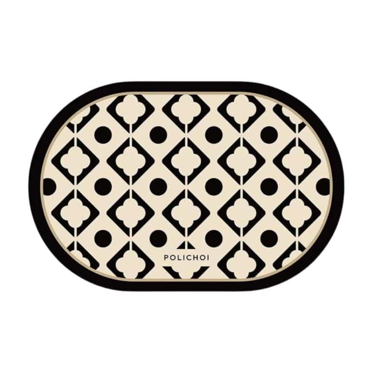 Oval Shaped Bath Mats