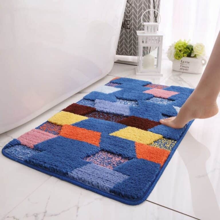 Patterned Bath Mat Set