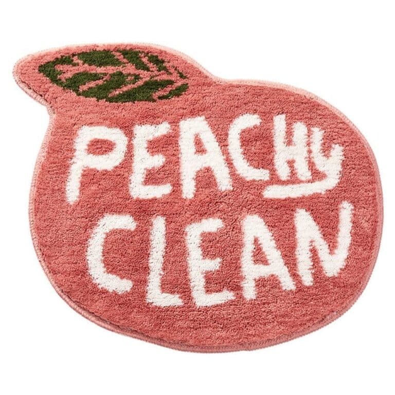 Peach Bath Mat