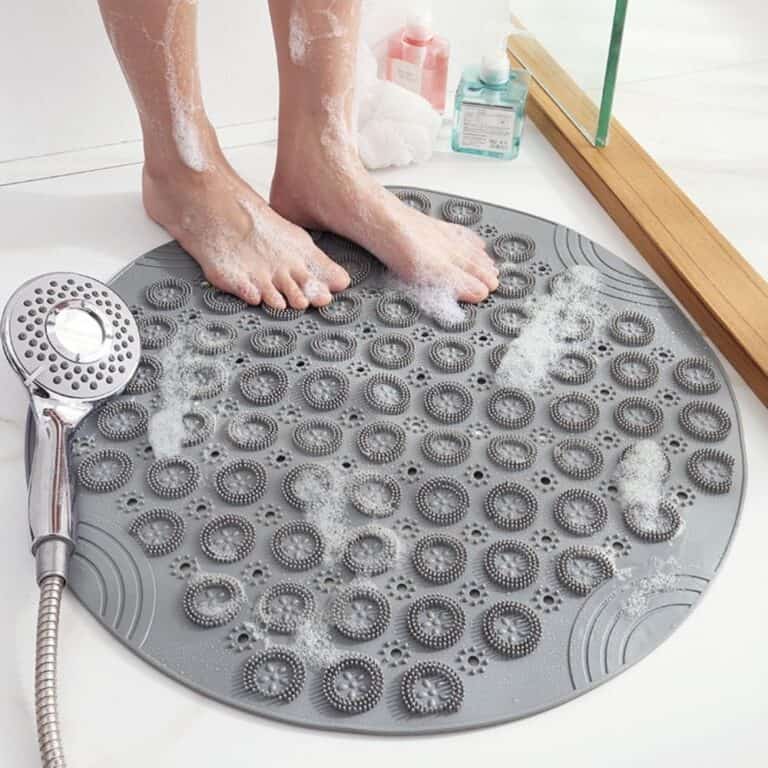 Round Shower Bath Mat