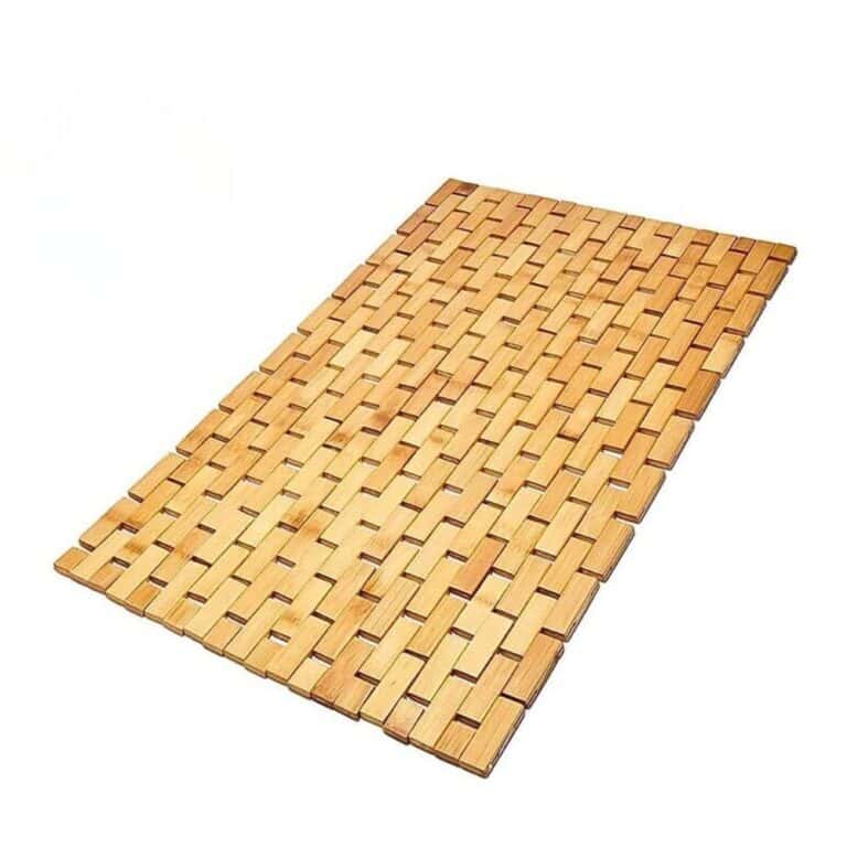 Small Bamboo Bath Mat