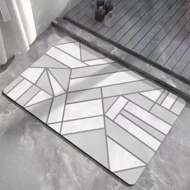 Small Grey Bath Mat