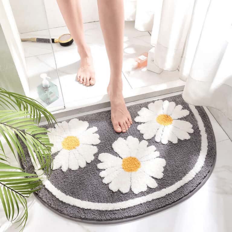 Small Half Moon Bath Mat
