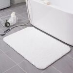 Thick White Bath Mat
