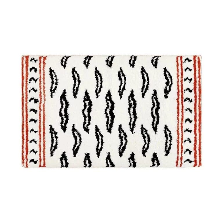 Tiger Print Bath Mat