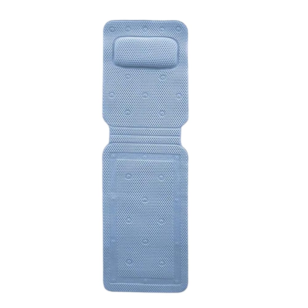 XXL Bath Mat, Blue, Non-Slip, Textured, Bathroom Floor Mat.